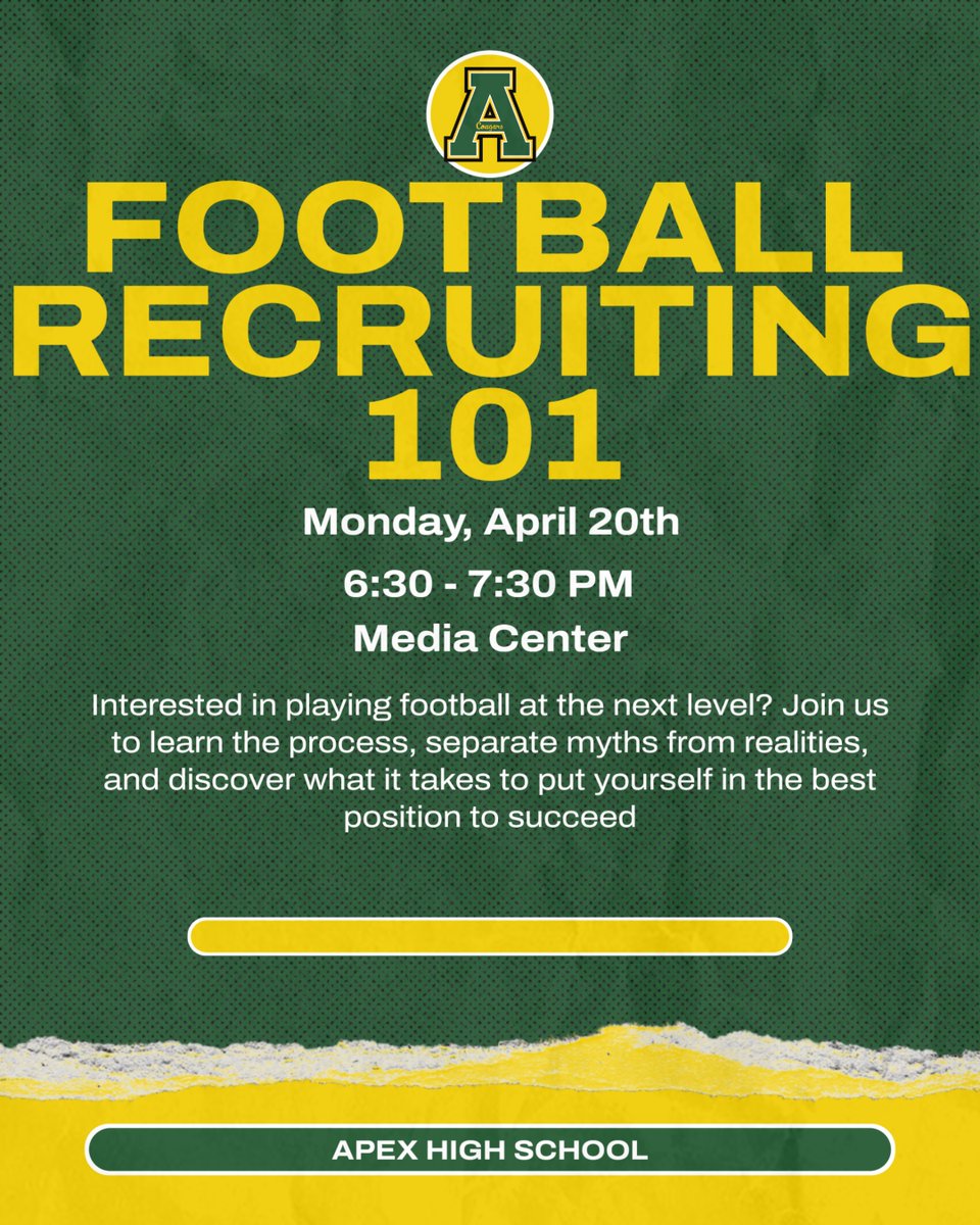 Apex High School Football tweet media