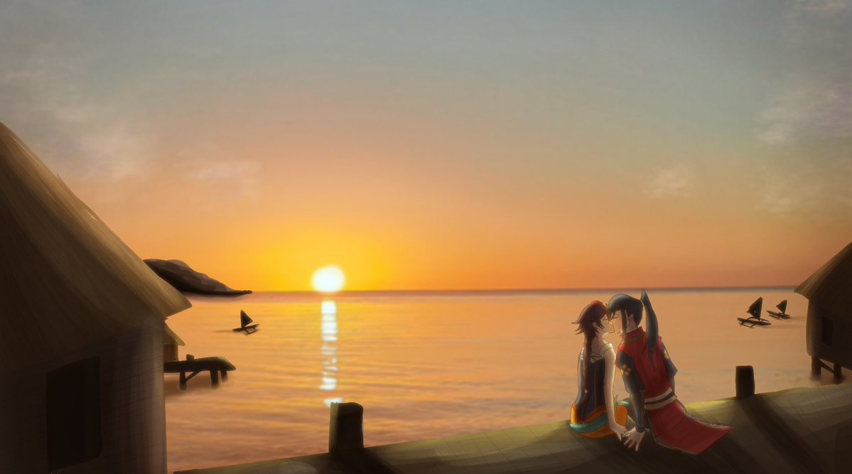 The beautiful Tropu'hupo Sunset
#octopathtraveller2