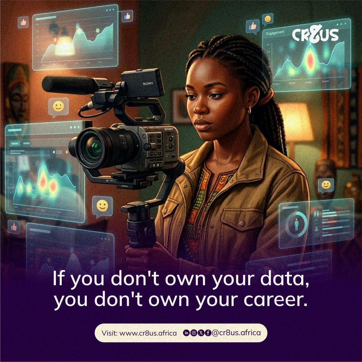 CR8USAfrica's tweet photo. They own your audience.
They control your reach.

And you’re calling it success?

Start owning your data or remain disposable.

Build smarter with CR8US.
Reach out today.

#BuildInPublic #CreatorEconomy
#DataOwnership #DigitalOwnership #TechForCreators #StartupAfrica #Israël https://t.co/pfXTKv9bIm