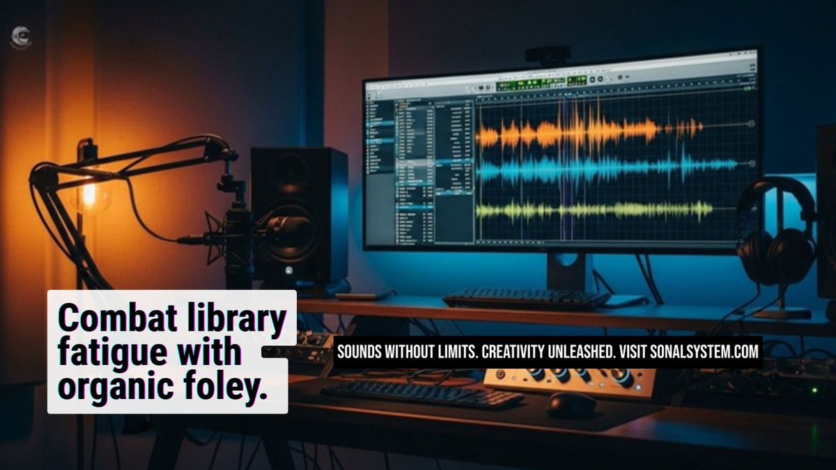 SonalSystem's tweet photo. Pro Tip: Pitch-down a recording of a door slam by 2 octaves and apply a 200Hz low-pass filter. Instant cinematic impact with more "soul" than any digital preset. Combat library fatigue with organic foley. 🚪🔊 #SoundDesign #SonalSystem #StudioHacks 
Learn More: https://t.co/euGz4QrXqC