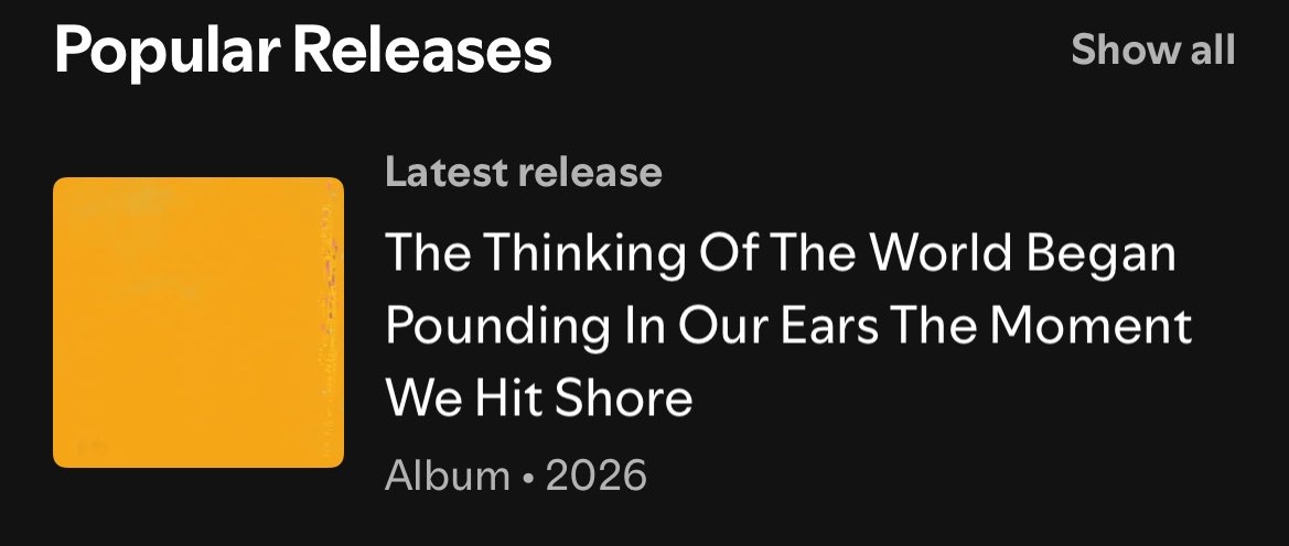 Proje ve album ismi ayni, pek şairane pek nays