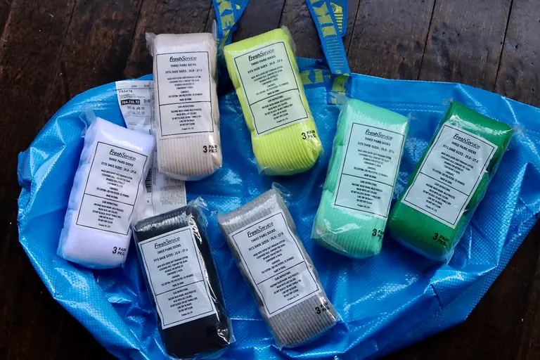 ebios1000's tweet photo. 服オタがリピしすぎてる靴下たち👣

①Healthknit 
ヘビーウェイトクルーソックス 3PACK SET SOCKS

②FRUIT OF THE LOOM
ルーズフィットソックス 3足セット

③FreshService
ORIGINAL 3-PACK SOCKS https://t.co/J1DPmrsG1I