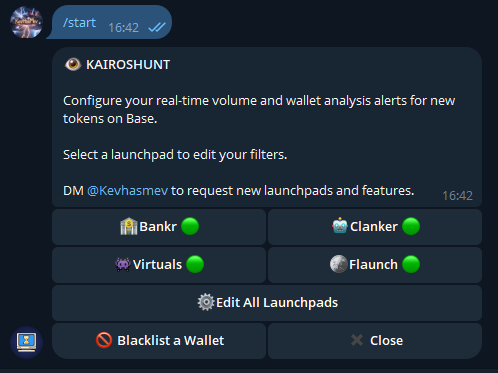 KairosHunt Volume Bot tweet media
