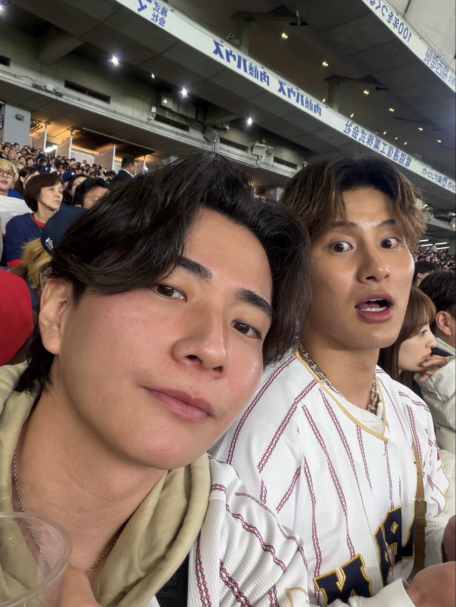 msakmrym's tweet photo. しゅーごを応援しにりょーじとWBC観戦🇯🇵

#wbc #wbc2026 #東京ドーム #侍ジャパン #牧秀悟 https://t.co/vcBSFNMFBv