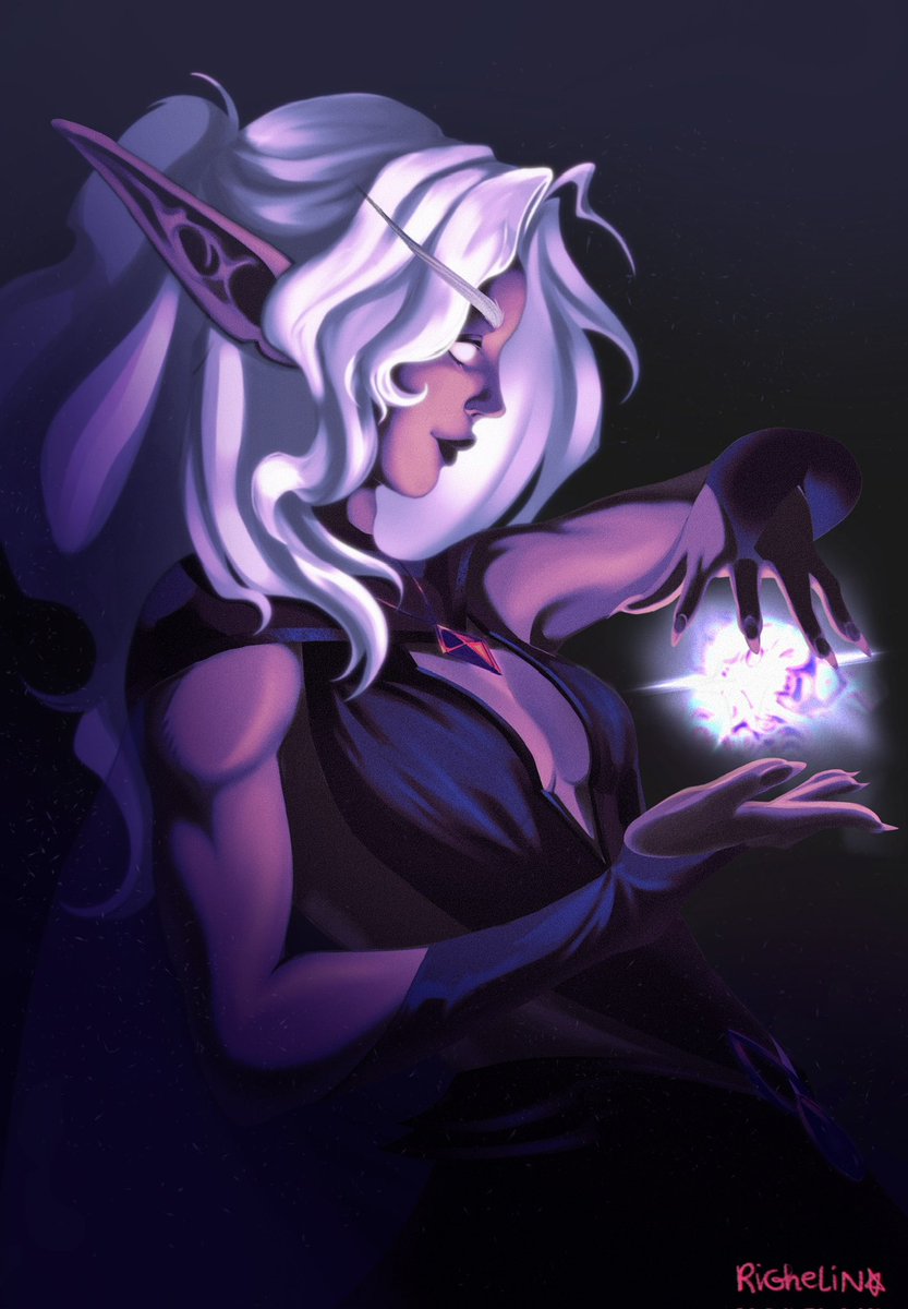 Righelina's tweet photo. Righel my baby 💖 #wacraft #wacraftart #worldofwarcraft https://t.co/FY5uKWADLR