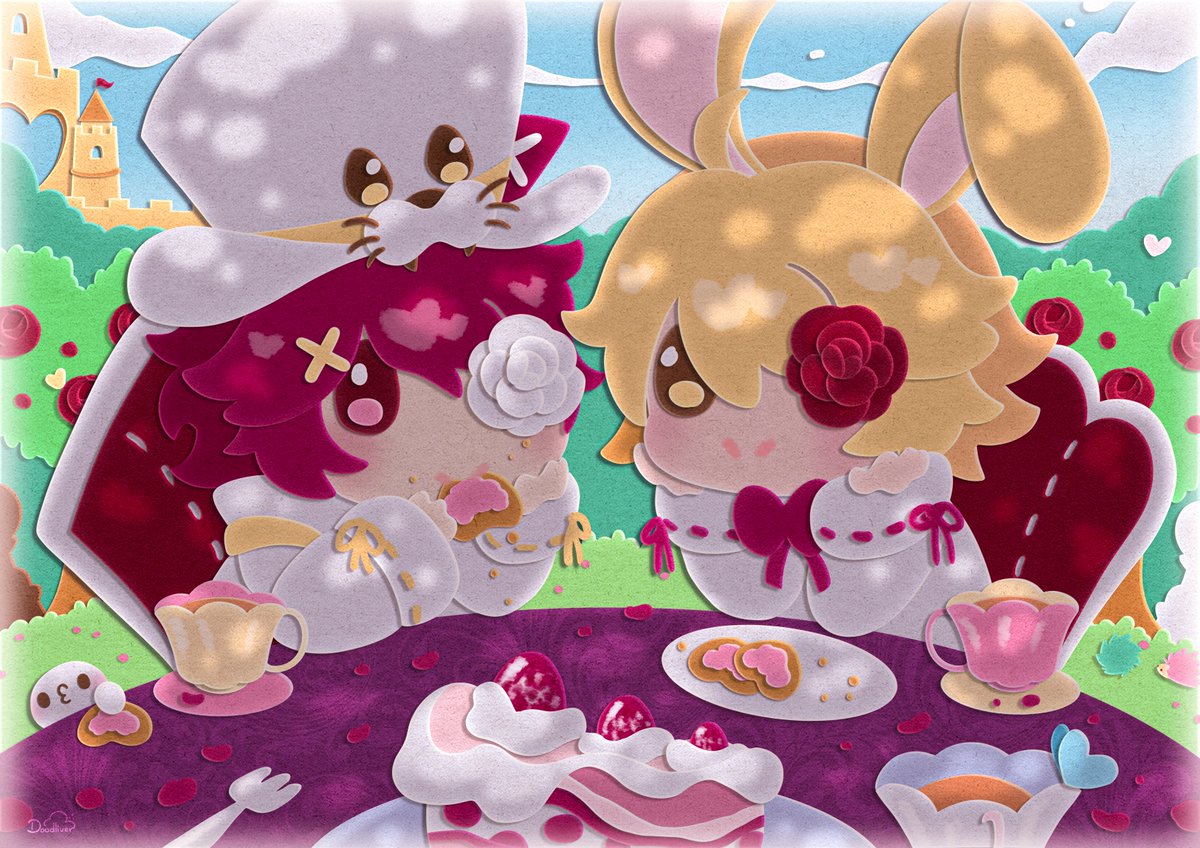 My entry for the <a href="/Olikase_Zine/">Olikase Zine</a>! Thank you very much for inviting me, I had lots of fun drawing the two cinnamon rolls again! cx