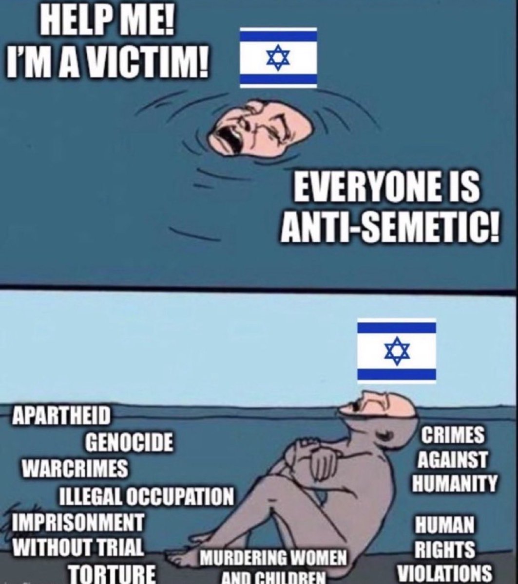 RealGrayWolf1's tweet photo. @IsraelMFA Very true in your delusional world. 

Continue with your Epstein class Kabbalah and Talmud driven filth of pedophilia, incest, child sacrifice, and genocide. 

#israelaterroriststate https://t.co/pZINj6KjP5