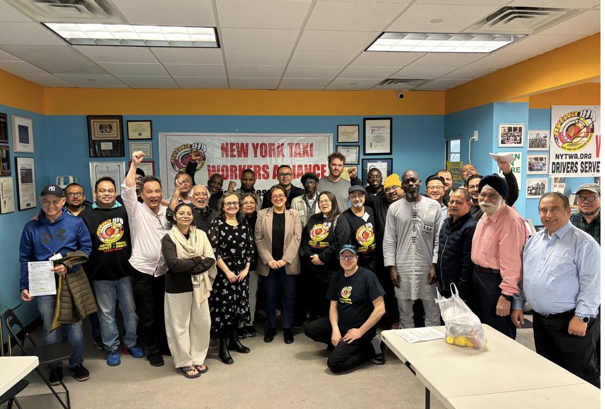 NY Taxi Workers tweet media