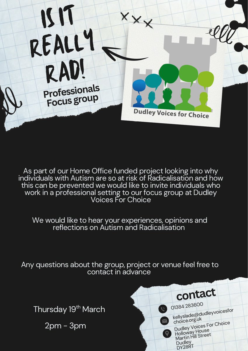 Dudley Voices for Choice Self Advocacy tweet media