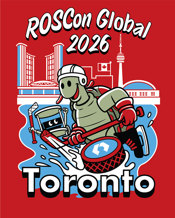 OpenRoboticsOrg's tweet image. The ROSCon Global 2026 Call for proposals is out!

We want to hear about all of your amazing #ROS projects in Toronto this year!

📅Workshops are due 2026-04-05
📅Talks are due 2026-04-26
📅Diversity scholarship applications due 2026-03-22
