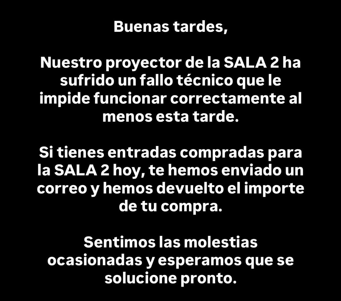 Cines Embajadores tweet media