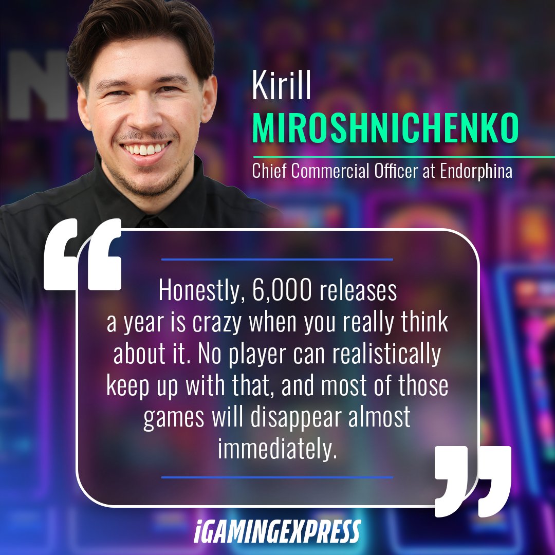 The slot market produces thousands of new games every year - but does volume really mean innovation?

In our latest analysis, Kirill Miroshnichenko (Endorphina) explains why many games disappear almost immediately.

Read the article here: igamingexpress.com/new-slot-games…