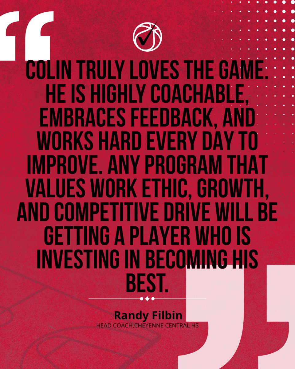 EvalUHoops's tweet photo. 𝗘𝘃𝗮𝗹𝗨𝘢𝘵𝘦𝘥 𝘈𝘵𝘩𝘭𝘦𝘵𝘦 𝘚𝘱𝘰𝘵𝘭𝘪𝘨𝘩𝘵 ⭐️

Colin Bailey | 6’3” | Shooting Guard

Current School: Cheyenne Central HS
Hometown: Cheyenne, WY
Class of 2026

Full Eval: https://t.co/ZLUBcrgNoP

Follow him today! @ColinBhoops https://t.co/ER437Z0HpS