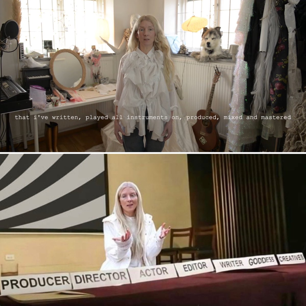 same vibe 🤭
she does it all and MOAR