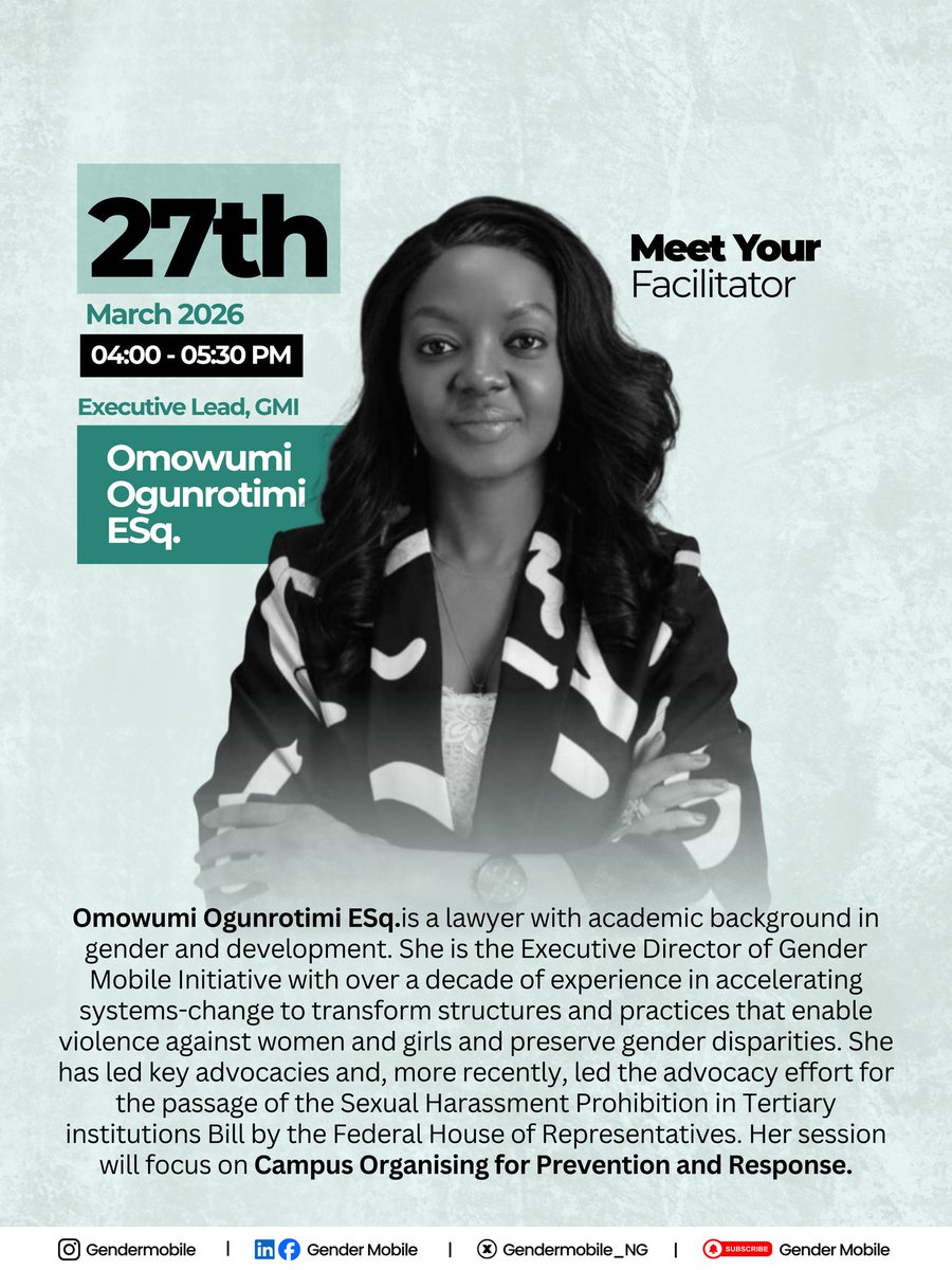 GenderMobile Initiative tweet media