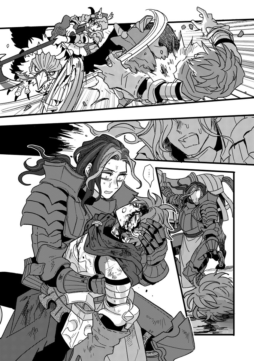 🦄一冊目のアレルノ本、完売からしばらく経ちましたので全編web再録しました。お手に取っていただいた方、本当にありがとうございました！🙏
（作画気になるところを一部加筆修正しております）

【web再録・アレルノ】龍馬の傷跡  #pixiv pixiv.net/artworks/14222…