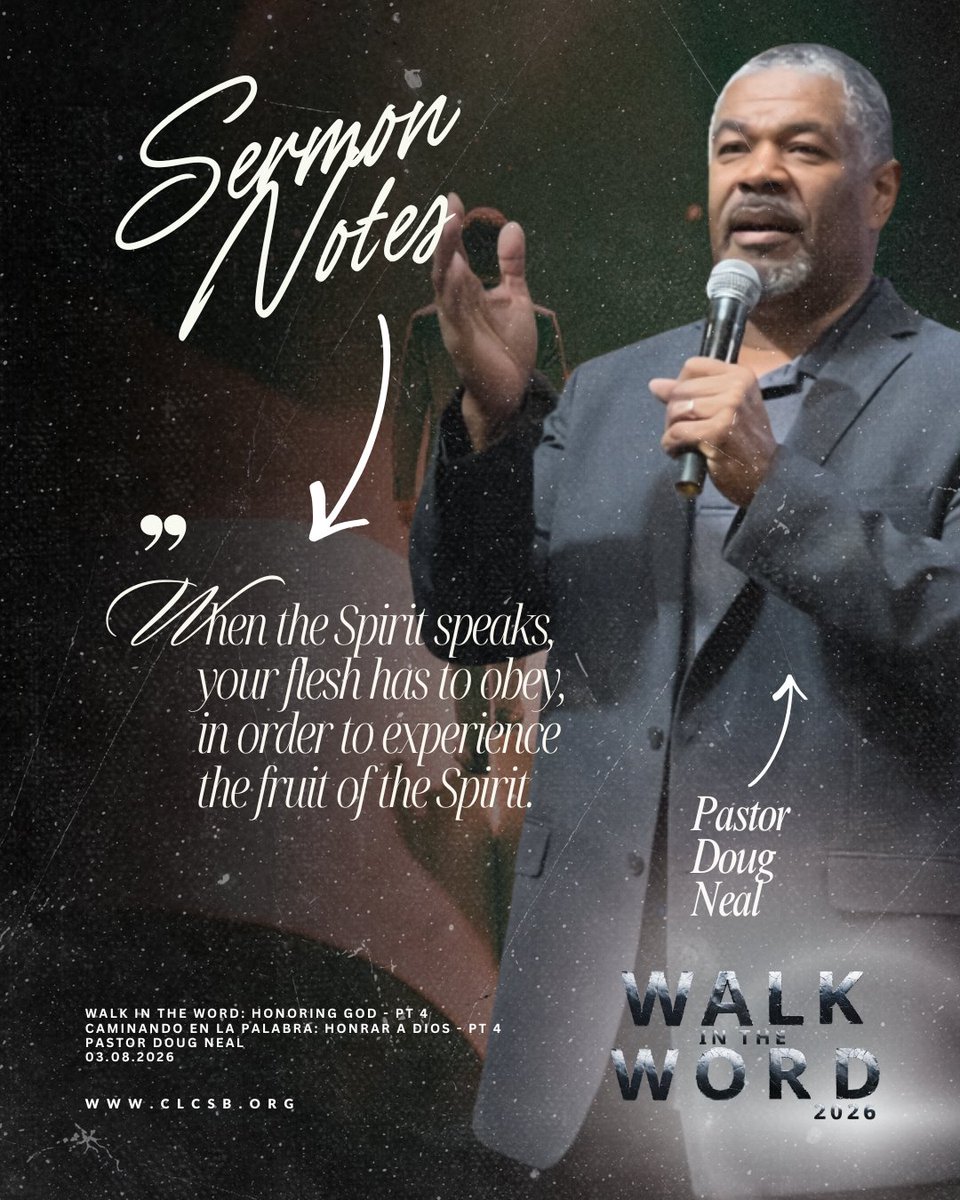 clc_sb's tweet image. “When the Spirit speaks, your flesh must obey to experience the fruit of the Spirit.”

Obedience produces the fruit.

#WalkInTheWord #HolySpirit #Faith #CLC #CLCSB