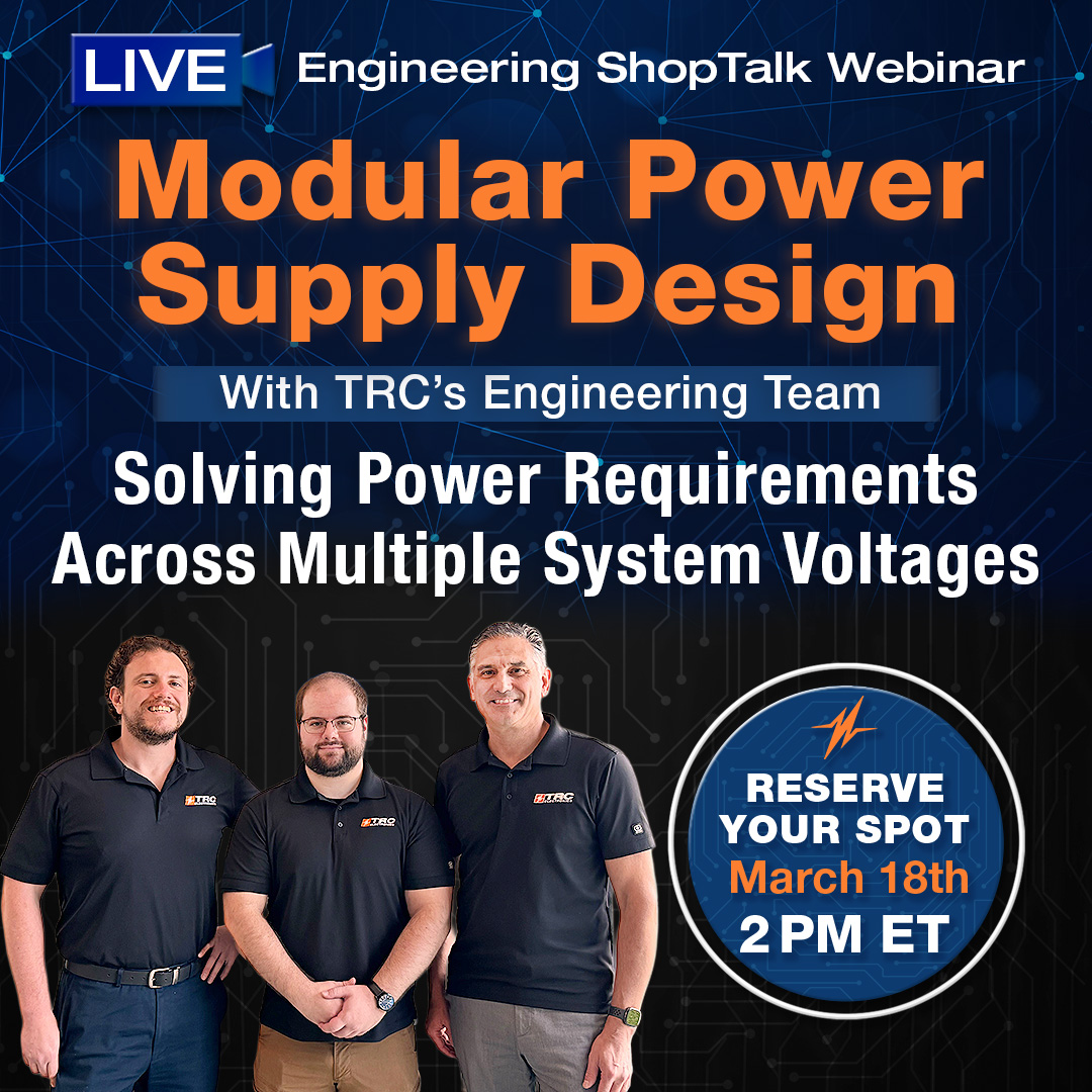 Many modern electronic systems require multiple voltages across different power levels, making power supply selection more complex than ever.

📅 March 18th
⏰ 2:00 PM ET

Reserve your spot: hubs.li/Q0466b6m0