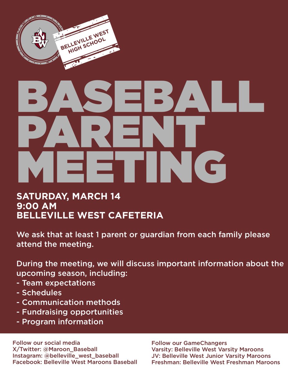 BW Maroons Baseball tweet media