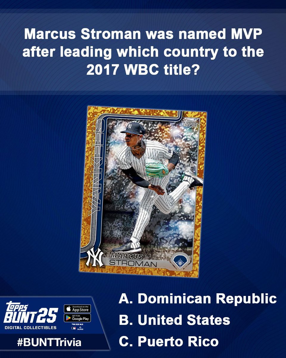 Topps® BUNT® tweet media