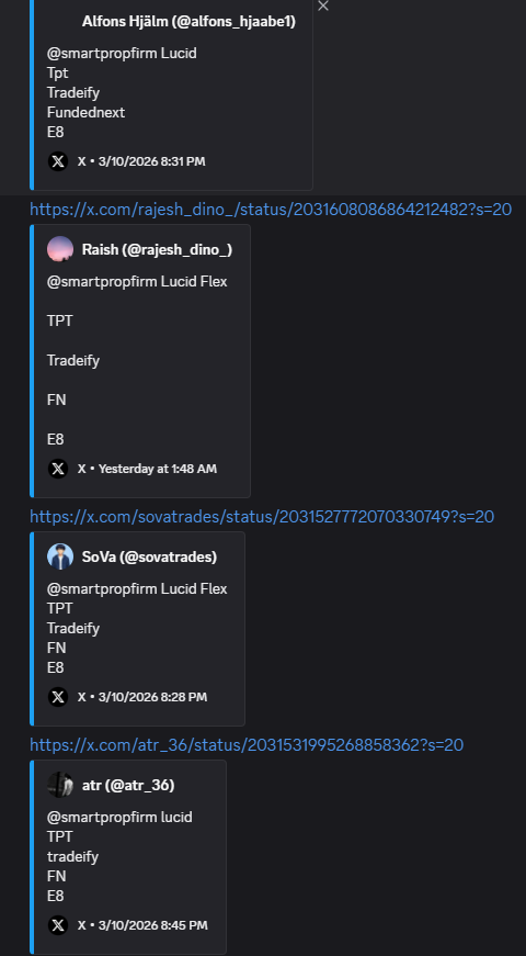 SmartPropFirm tweet media