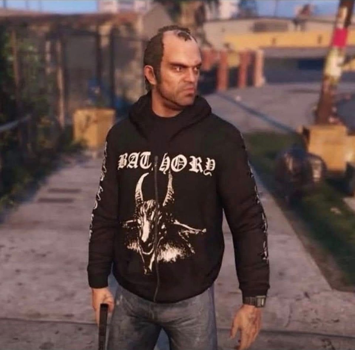 Johngalt1991686's tweet photo. GTA V: Few games allow you to control a cannibalistic psychopath who tortures, kills, and gets rich at the end of the game. https://t.co/WNPKFOlvlj