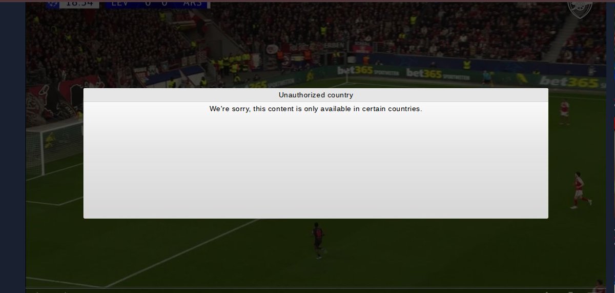 Wow, thanks <a href="/Arsenal/">Arsenal</a> 
I couldn't watch the first half yesterday and now I can't watch the full game replay AND the highlights.

That's how you treat fans in Poland??