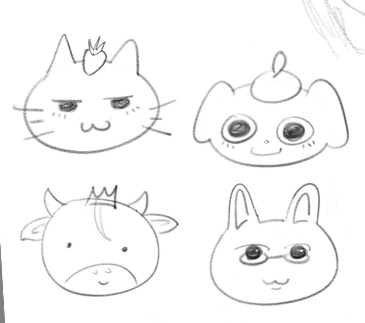 gigisapphic's tweet photo. may i introduce silly hyung line as animals doodle https://t.co/2QIlyoIzcL