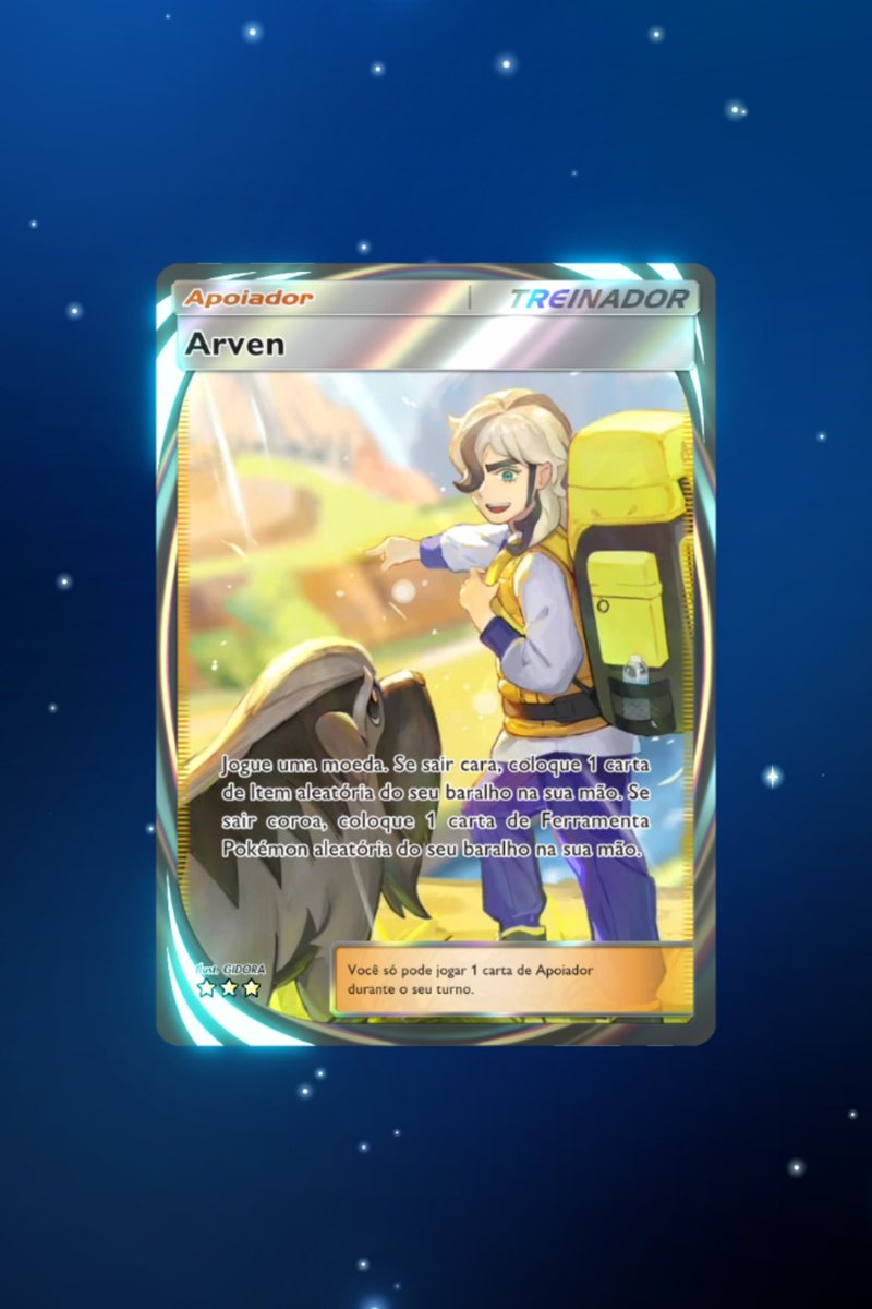 Finalmente consegui o Arven imersivo! #PokemonTCGPocket