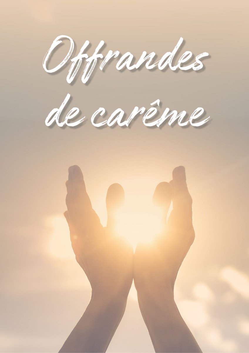 Offrandes de carême 2026 dlvr.it/TRSF2l
