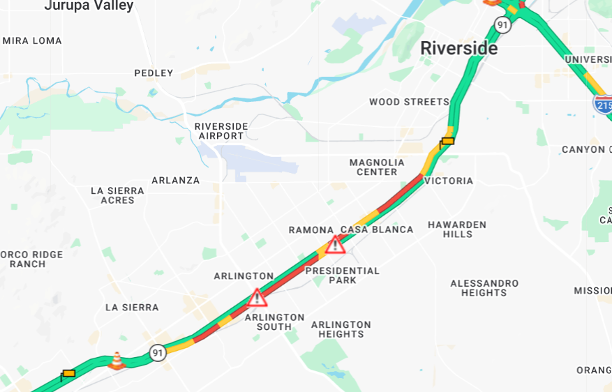Caltrans District 8 tweet media