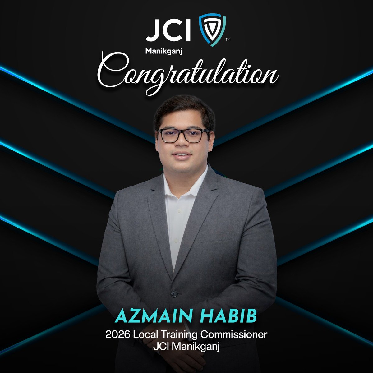 Honored to serve as the Local Training Commissioner 2026 at Junior Chamber International Manikganj, continuing my journey of leadership, learning, and community impact.