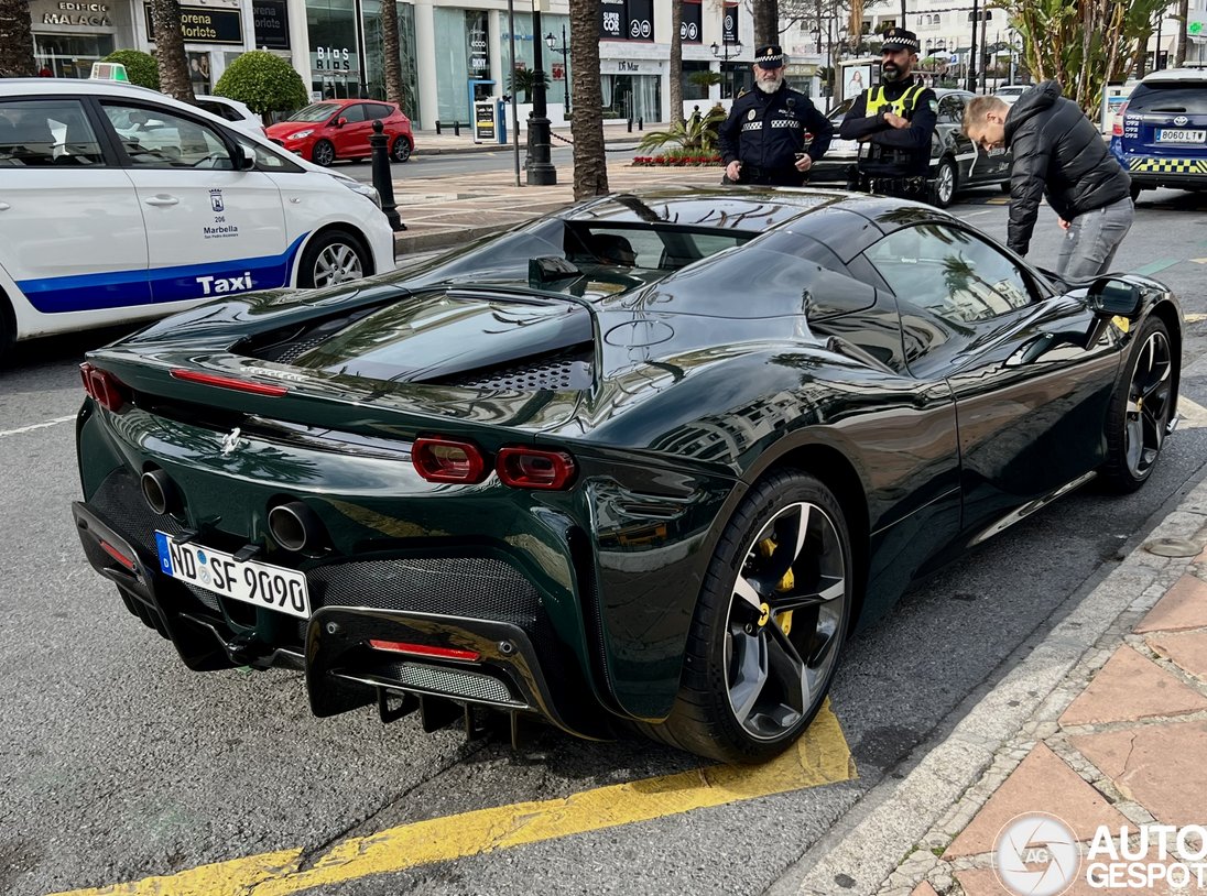 It's your son-in-law Ferrari Daytona SF3 Spider, which is worth approximately €2.5 million, you heart and soul