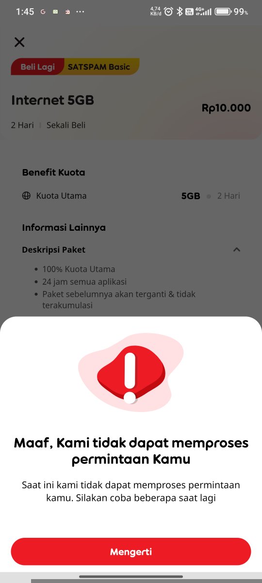 casyeunini's tweet photo. @indosatim3 min saya gabisa beli kuota kenapa ya ini :) https://t.co/Grvd1VfAsy