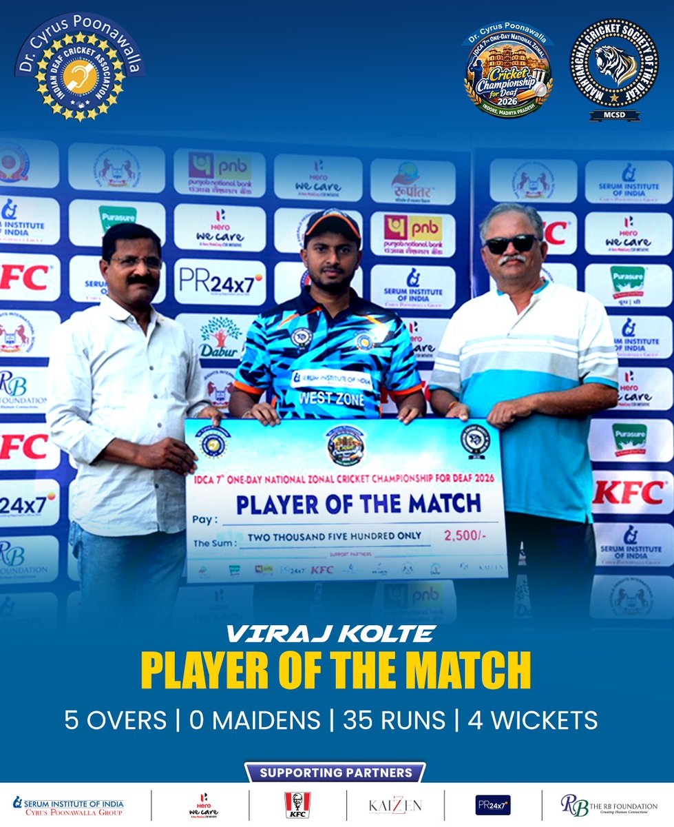 INDIAN DEAF CRICKET ASSOCIATION (IDCA)🇮🇳 tweet media