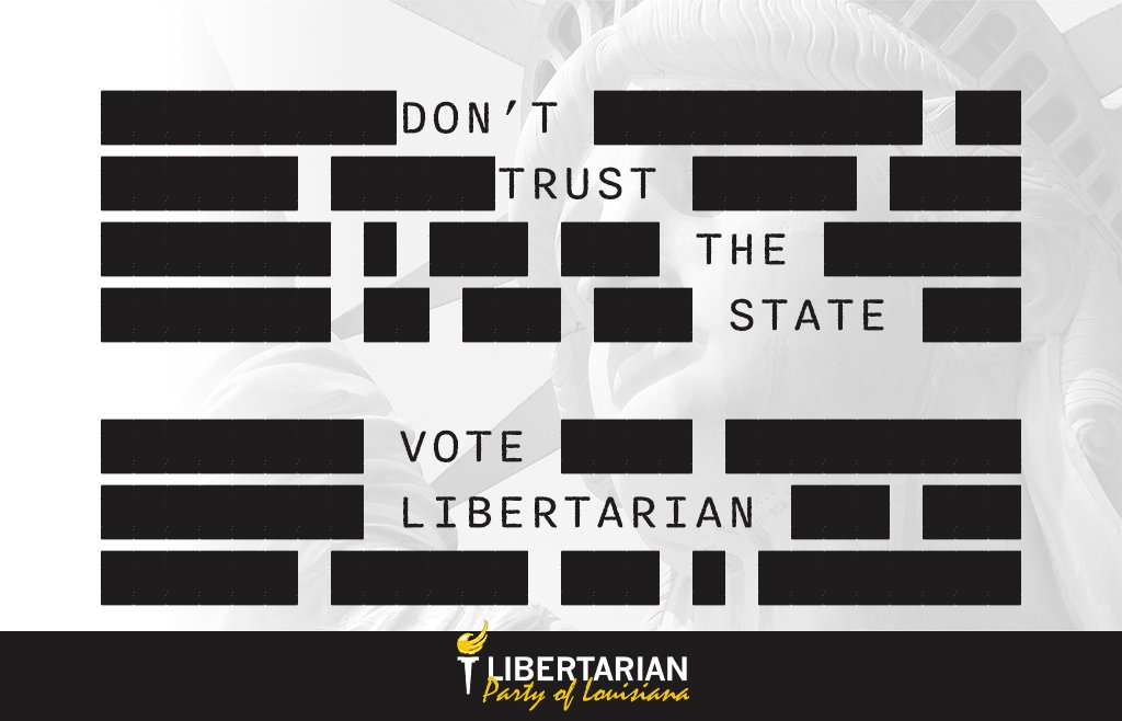 Libertarian Party of Louisiana tweet media