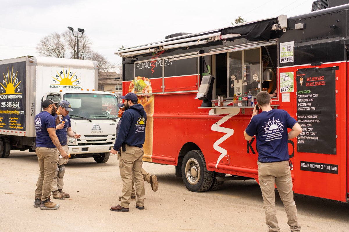 Jamisonbasement's tweet photo. Hard workers deserve free lunch 👌 
#JamisonBasementWaterproofing https://t.co/25CJpcqb63