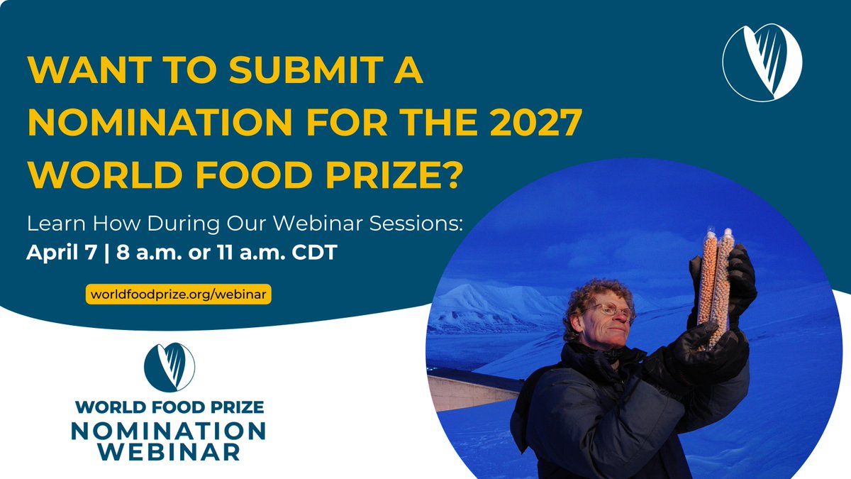 World Food Prize Foundation tweet media