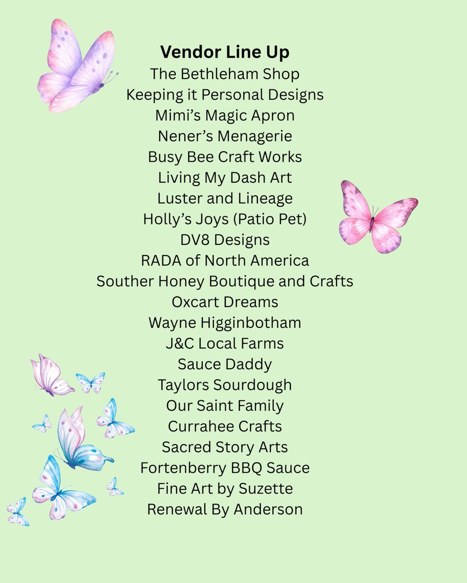 MercyParishAL's tweet photo. If you are considering being a vendor or know someone who might be interested, please share this post. The vendor deadline registration is coming up soon on April 19, 2026. Have questions? Email Patty at mercyfest@mercyparish.church or register online at https://t.co/akc7J4ewAK https://t.co/I1i0433Xnb