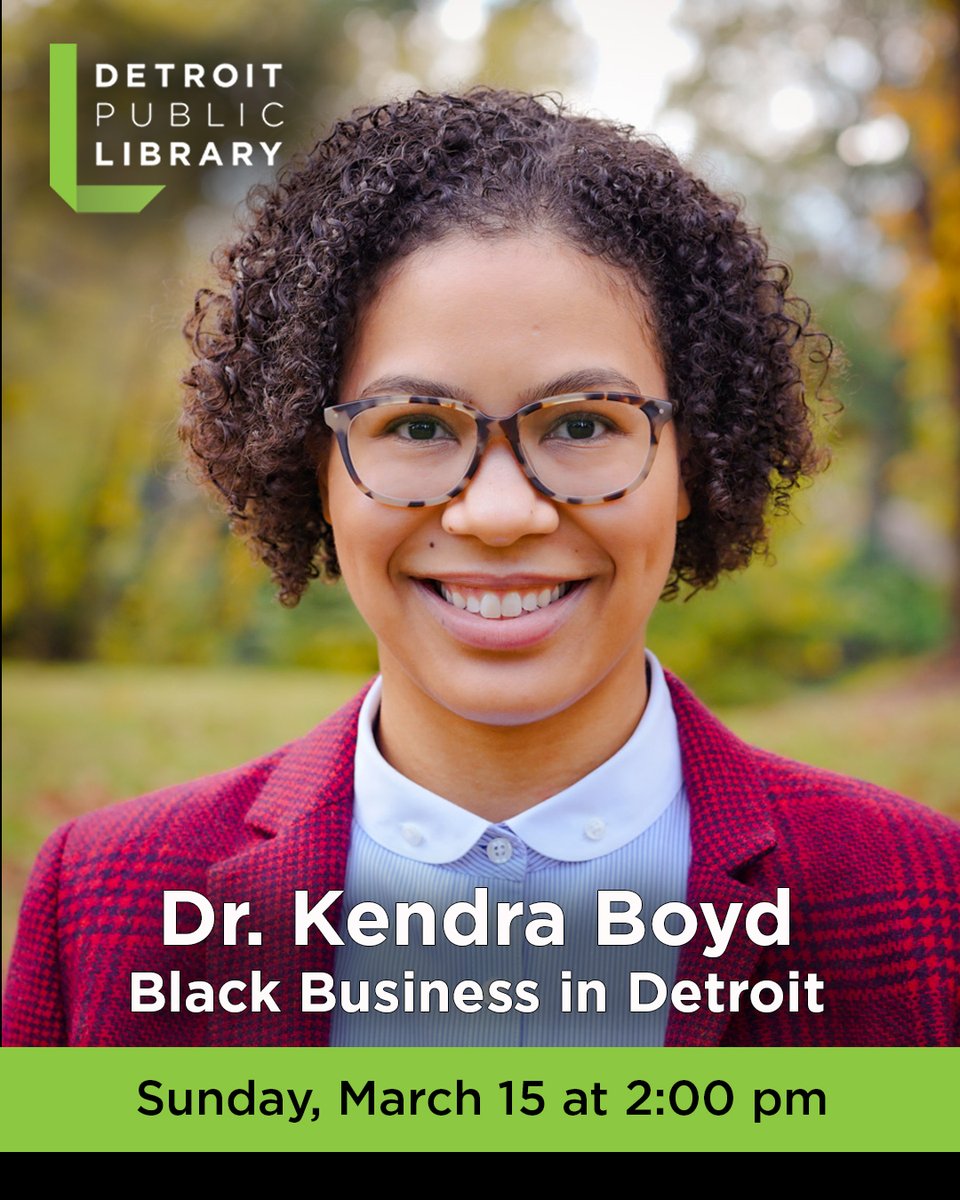 Detroit Library tweet media