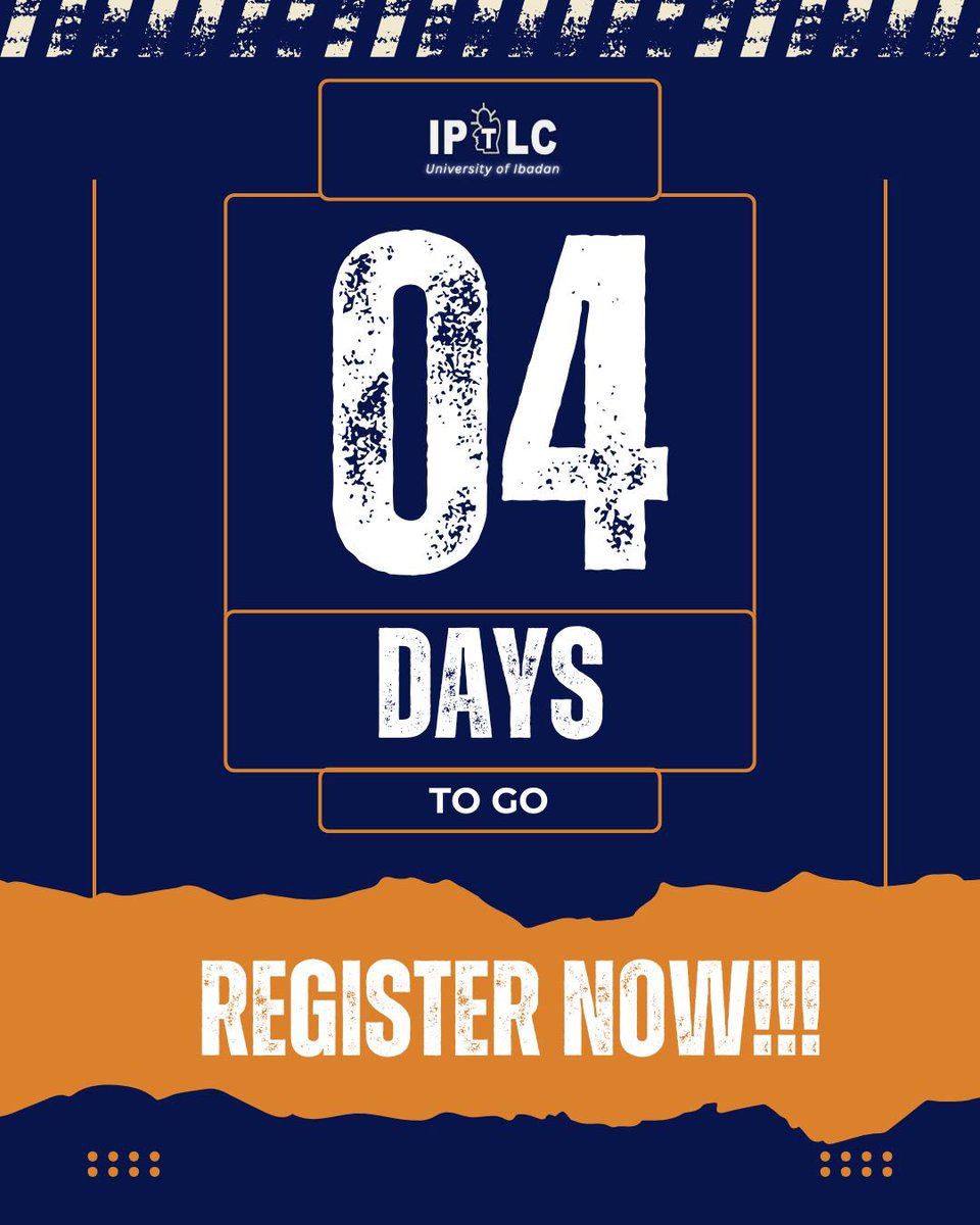 IPTLC_UI's tweet photo. ⏳ *4 DAYS TO GO!*

The countdown is on and *registration for the Intellectual Property &amp; Technology Law Club (IPTLC)* is closing soon. Don’t wait until the deadlinebefore you take action.

If you’re interested in *innovation, technology, AI, business, media https://t.co/3n5akseSwM