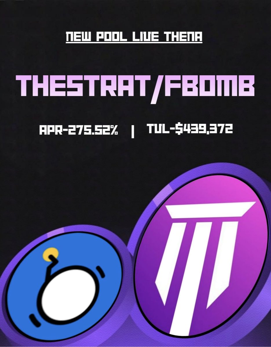 $theSTRAT is now live on <a href="/ThenaFi/">THENA</a>.

The $theSTRAT/FBOMB pool is also live with an incredible 275% APR.

<a href="/ThenaStrategy/">Thena Strategy</a> is built to steadily accumulate veTHE exposure and recycle its yield into buybacks and burns of $theSTRAT.

Get in early and enjoy the yields.