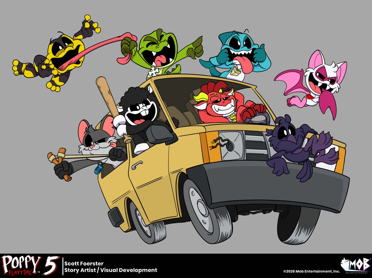 ScottForester17's tweet image. Since Poppy Playtime Chapter 5 has been out a while I can now show a few more pics of Critters I had made. Some of them were from a year ago.