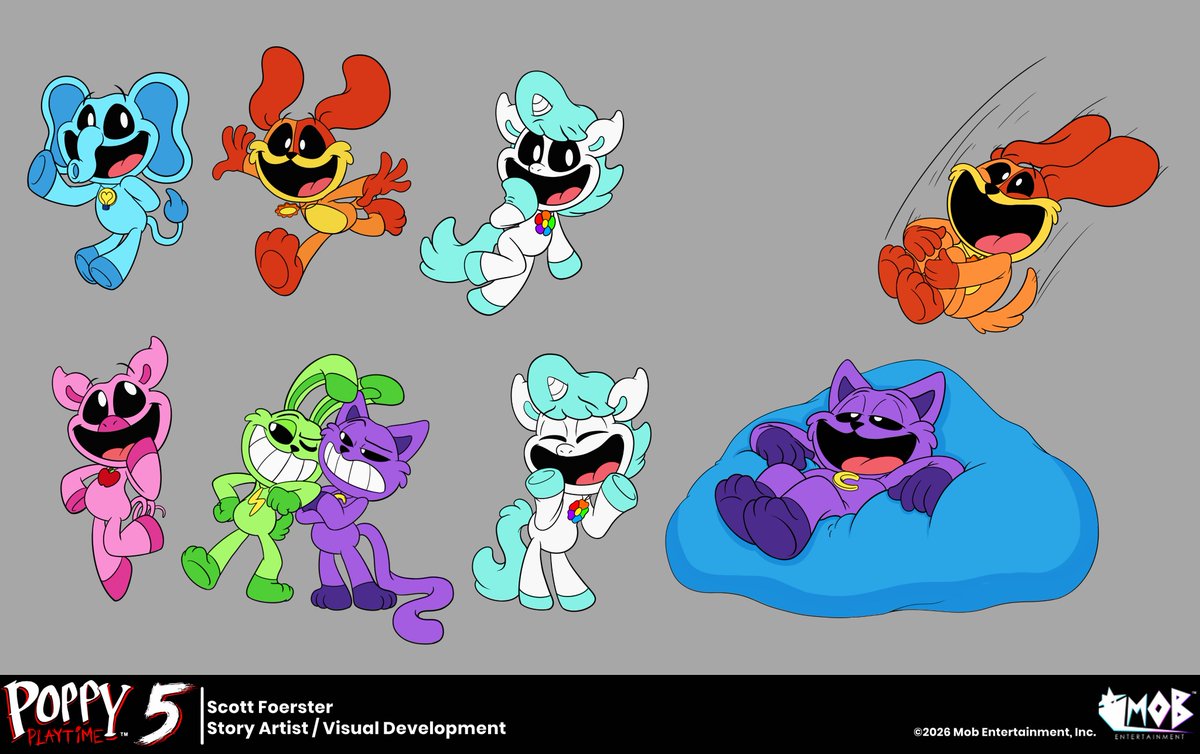 ScottForester17's tweet image. Since Poppy Playtime Chapter 5 has been out a while I can now show a few more pics of Critters I had made. Some of them were from a year ago.