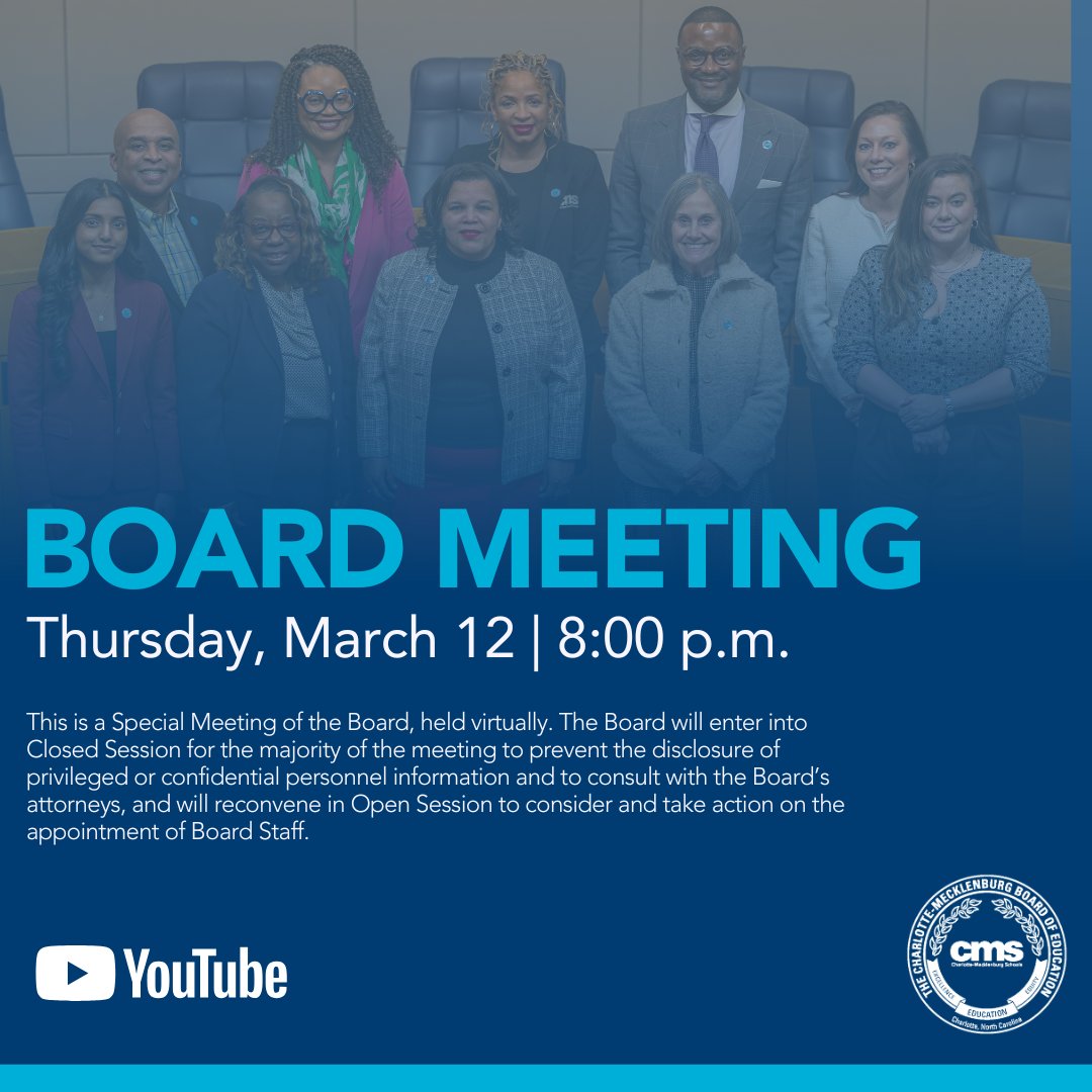 CMS Board of Education tweet media