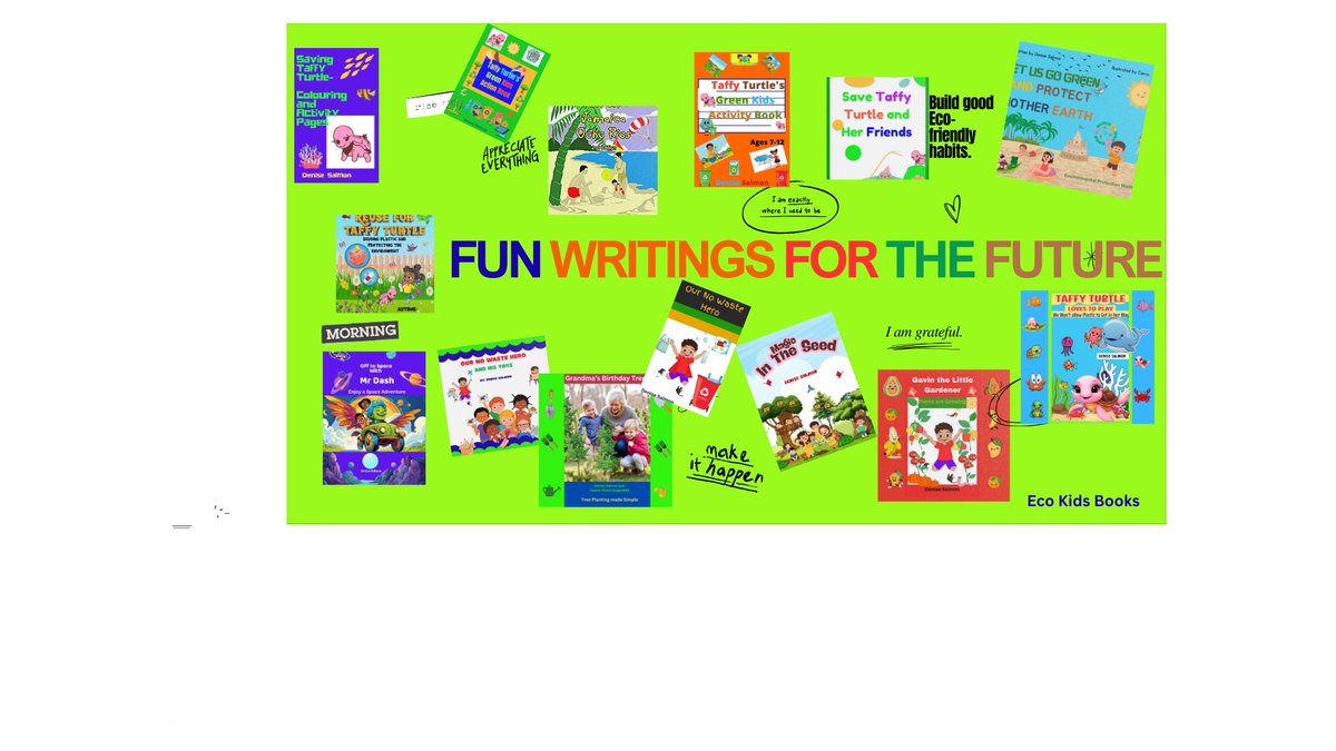 FunWritings's tweet image. #plasticpollutionsolutions #greenfuture #plasticpollution #ecokidsbooks

The world needs #future problem solvers. Let’s start with the children in our homes and classrooms
#Youtubechannel:
youtube.com/@funwritings26…

#website: sites.google.com/view/funwritin…

@Seasaver @plasticpitch