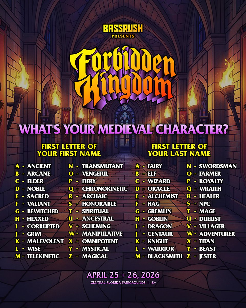 Forbidden Kingdom Fest 🏰🛡⚔️ tweet media