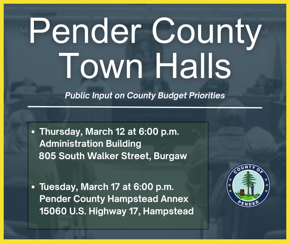 Pender County, NC tweet media