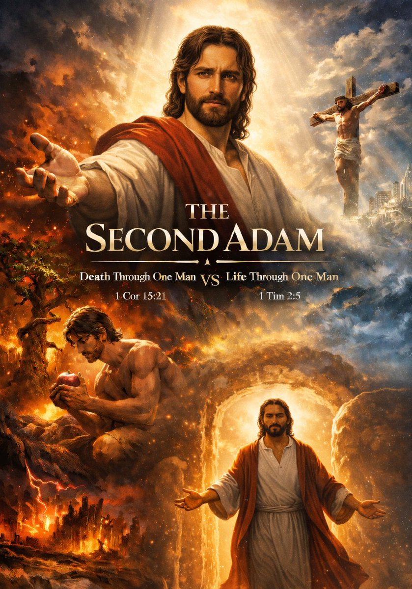 Paul explains salvation by comparing Adam and Jesus.

“Since death came through a man, the resurrection of the dead comes also through a man.”-1 Cor 15:21

Adam ➡️ man ➡️disobedience ➡️ death
Jesus ➡️ man ➡️ obedience ➡️ life

Paul repeats this idea several times:

“The grace of