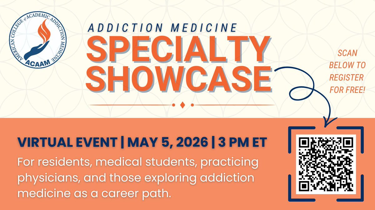 American College of Academic Addiction Medicine tweet media